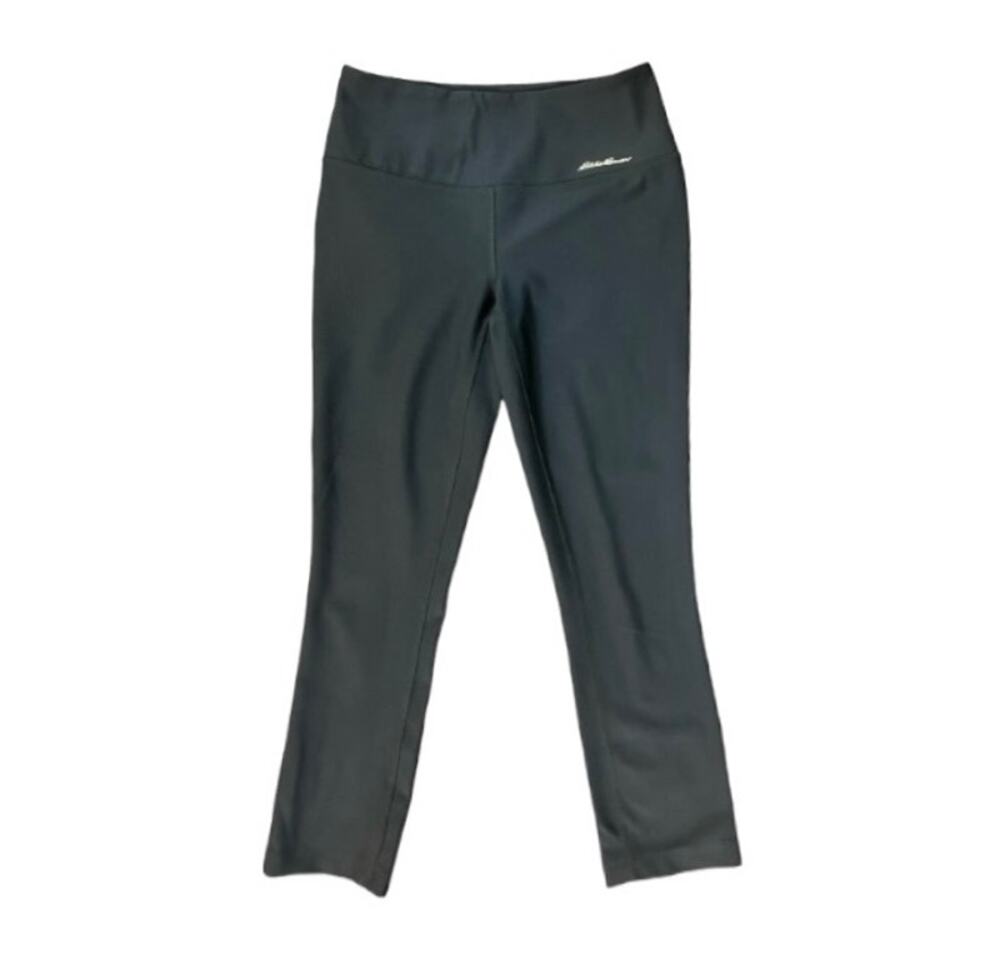 Eddie Bauer Women's Charcoal Mid-Rise Pull-On Activewear Pants | Size XS